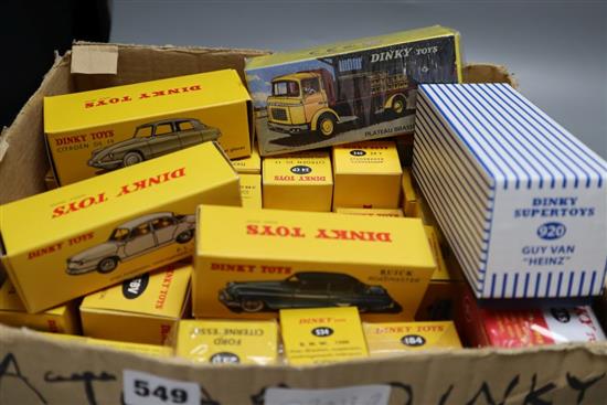 A large collection of Dinky Atlas Edition toys etc.